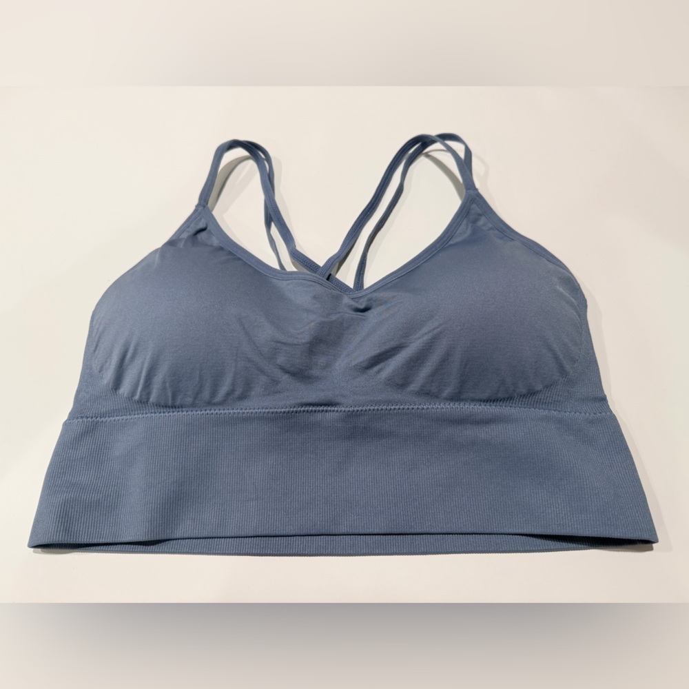 Strappy Blue Bralette Sports Bra size XL